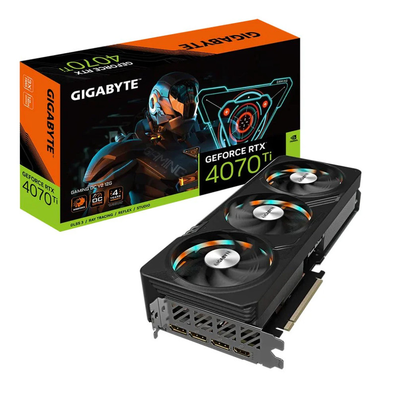 Gigabyte GeForce RTX 4070 Ti Gaming OC V2 12G Graphics Card - كرت شاشة